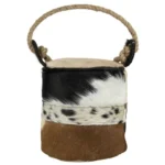 Vintage Door Stopper Cow Cylinder - immagine 2