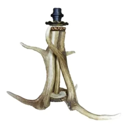 Lamp base antler