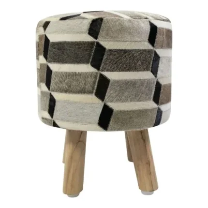 Stool Cow round illusion