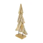 Scultura albero in legno teak - immagine 2