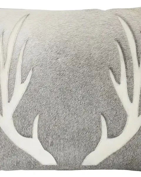 Mountain-style deer cushion – Grey