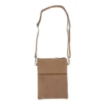 Borsa a tracolla intrecciata verticale marrone – BOS TAURUS